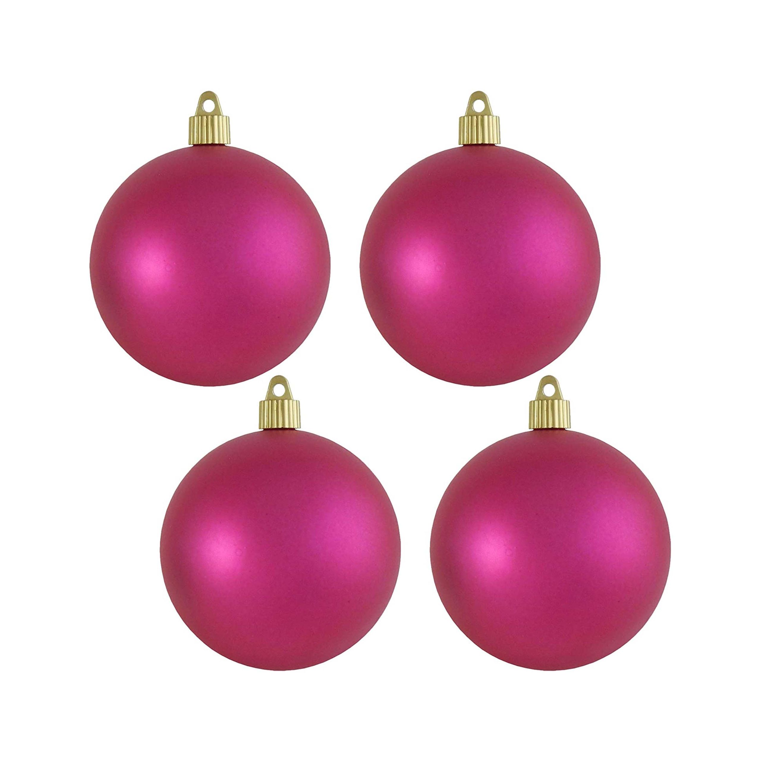 Hot Pink Ball Ornaments