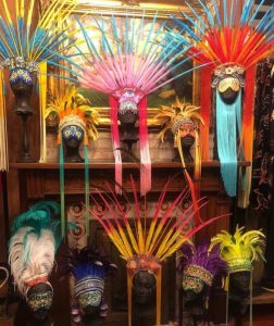 Ellen Macomber headpieces; New Orleans, Local artisan, Mardi Gras