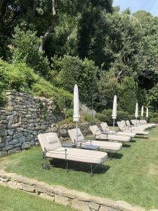 Outdoor Loungers at Villa San Michele