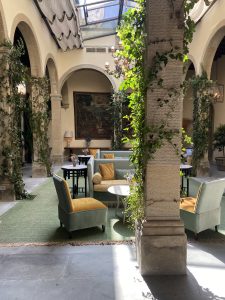 Courtyard at Villa San Michele